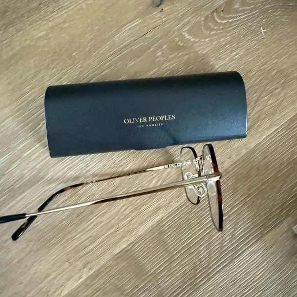 Oliver Peoples Tortoise and Gold Eyewear ov1334 levison